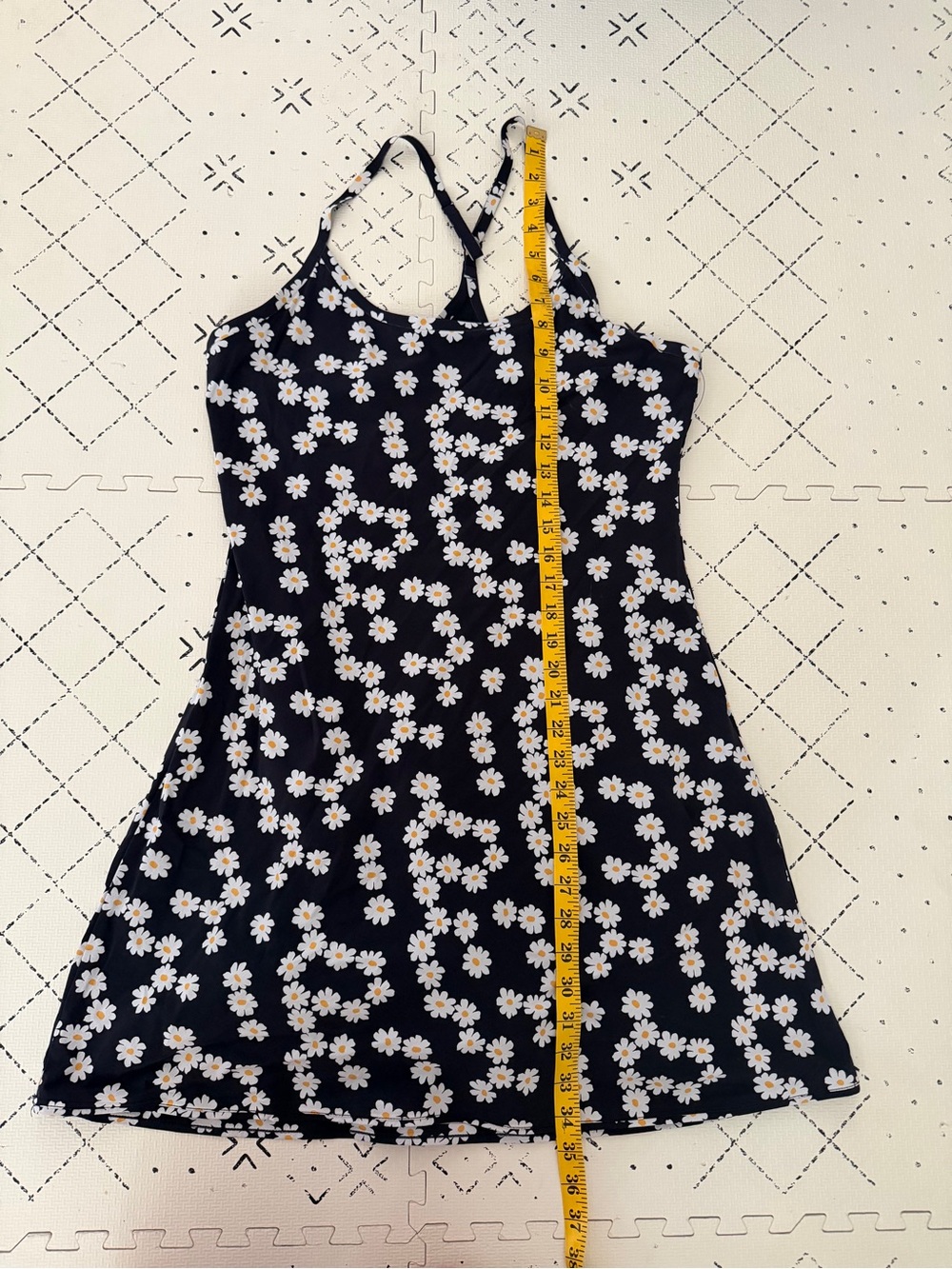 Outdoor Voices The Exercise Dress daisy print L - Picture 4 of 11